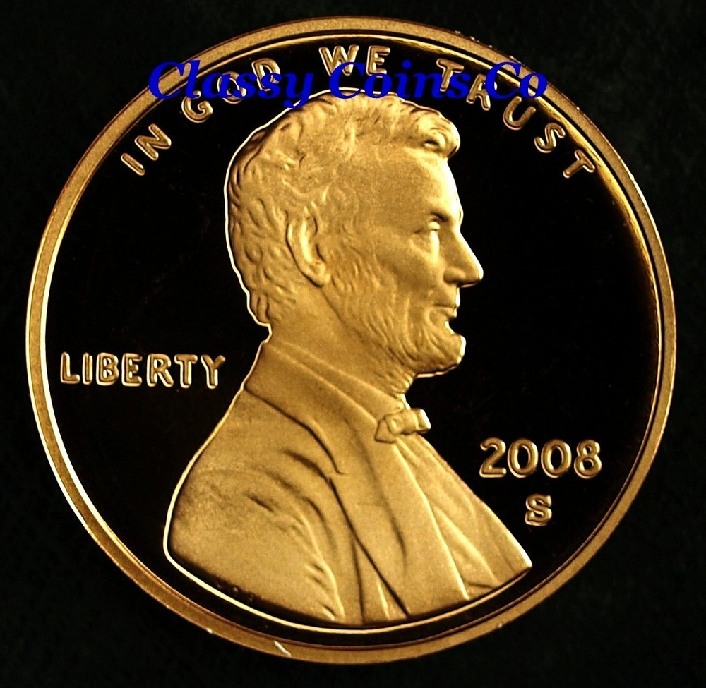 2008 S Proof Lincoln Cent ☆☆ Deep Mirrors ☆☆ Fresh From Proof Set ☆☆