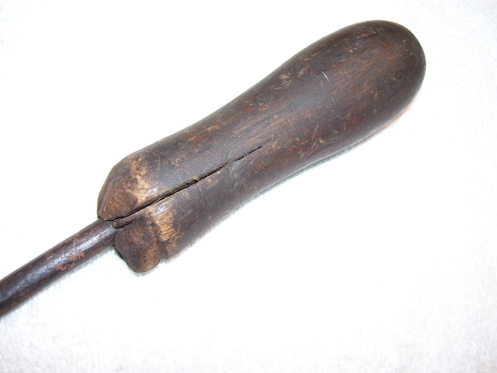 Soldering Iron, Antique Primitive Copper Head