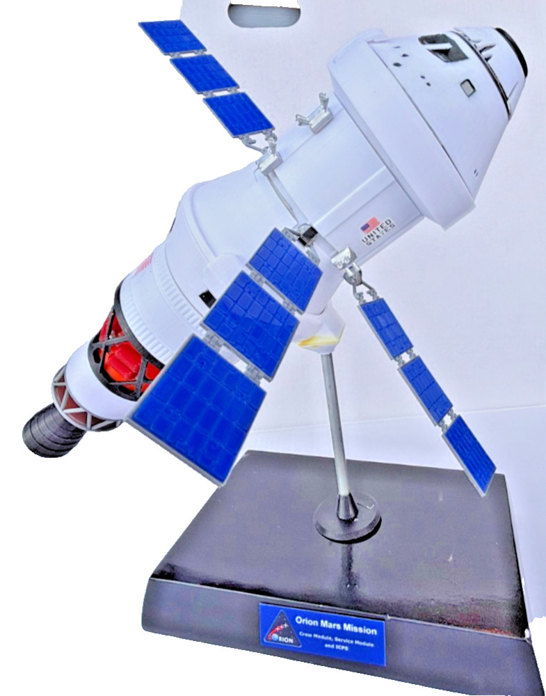 Custom 3D Print NASA Orion Mars Mission Stack CM SM ICPS Display