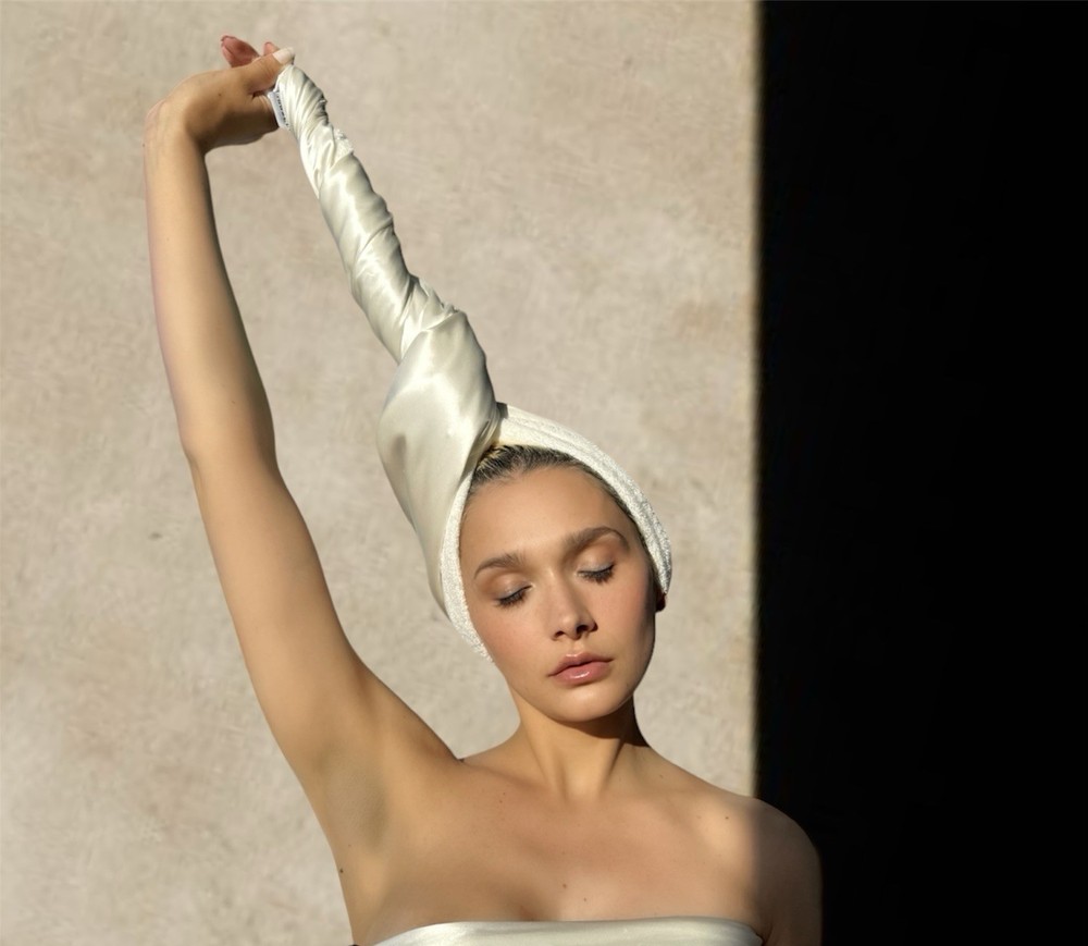100% SILK TURBAN TOWEL