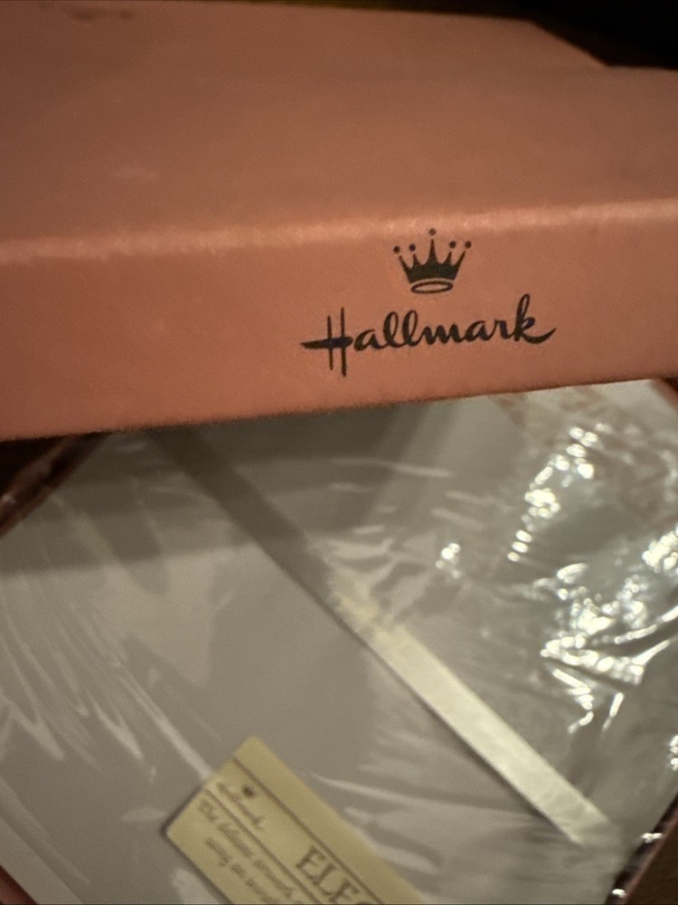 Vintage Hallmark Stationery Elegance Laser Light Created