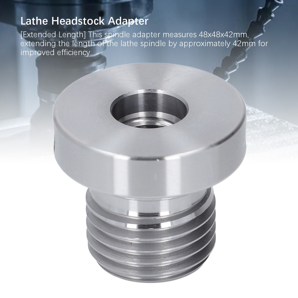 Lathe Headstock Spindle Adapter Thread Chuck Insert Adaptor For Woodwork Part