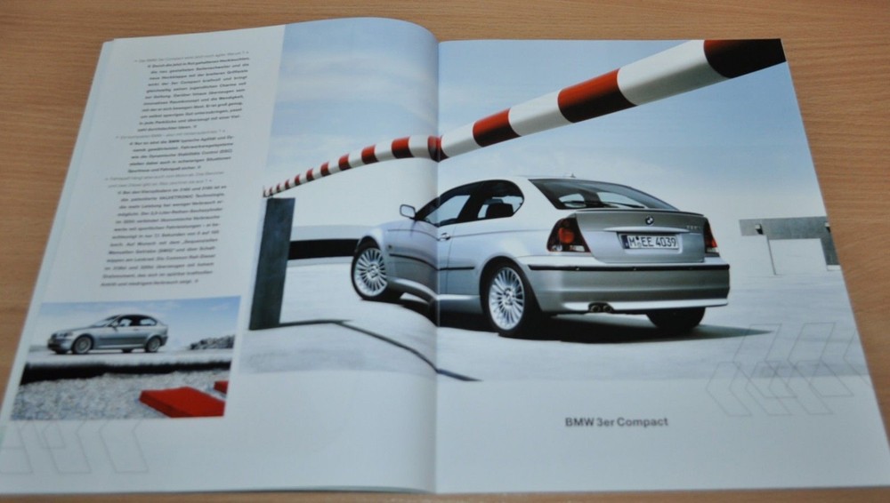2003 BMW Model Range Brochure Prospekt ENG Edition