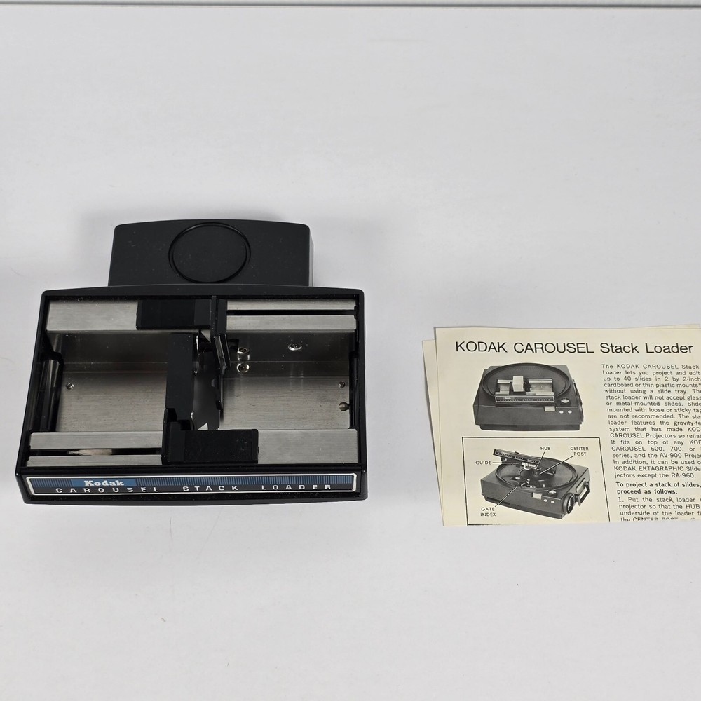 Original Kodak Carousel Slide Projector Stack Loader B40