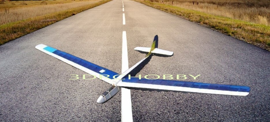 Windfree Glider 99" Wingspan RC Model Airplane Plans & Templates PRINTED