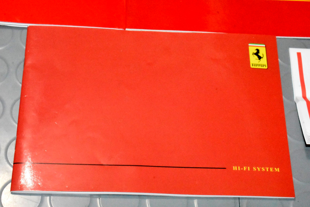 2000 Ferrari 360 Modena Owners Manual - SET