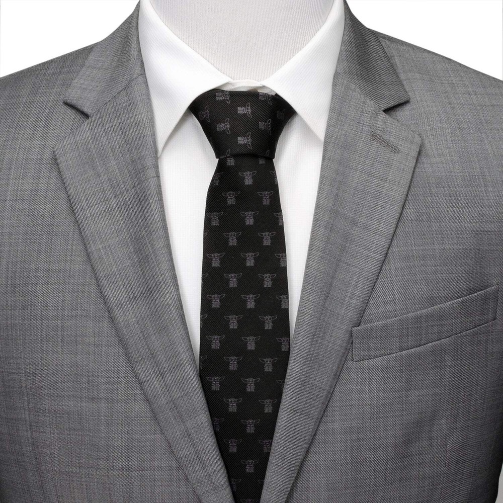 Star Wars Grogu Black Tie
