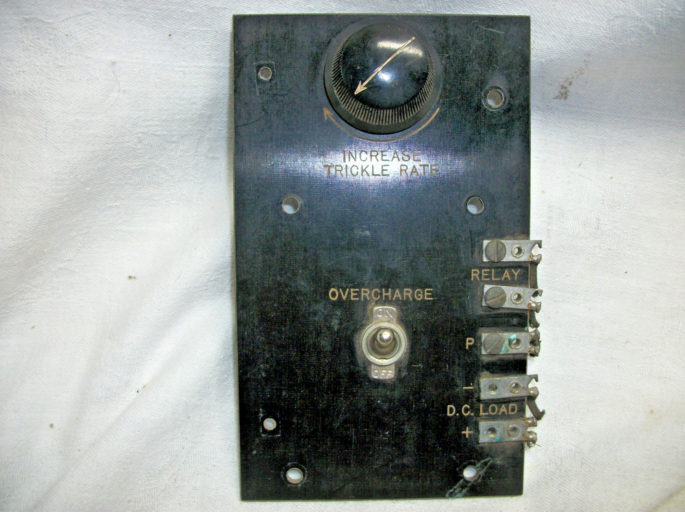 Pre-1965 control unit and telegraph relay unit
