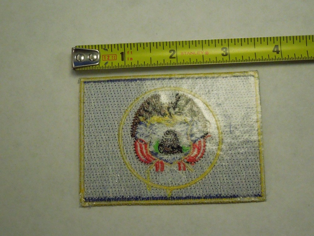 Utah State Flag Seal Embroidered Iron On Patch