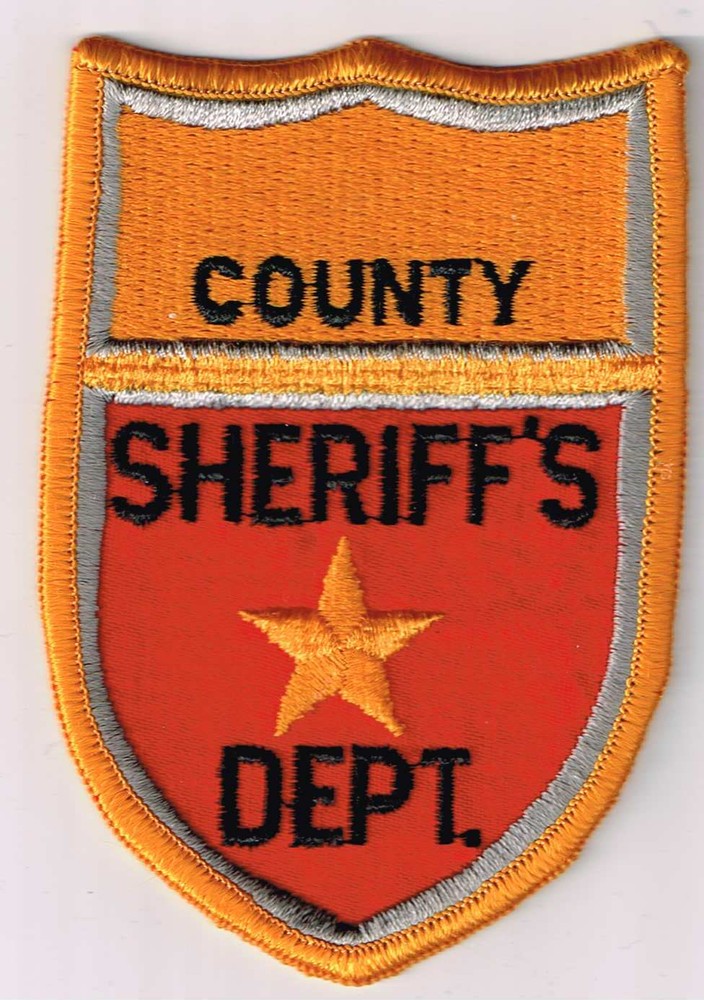 generic old style North Dakota County Sheriff patch