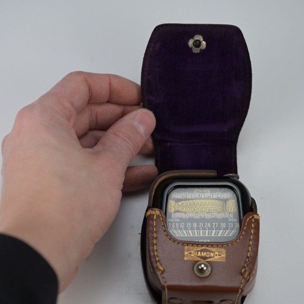 Vintage Weston Cadet Model 852 Light Meter With Case — Untested