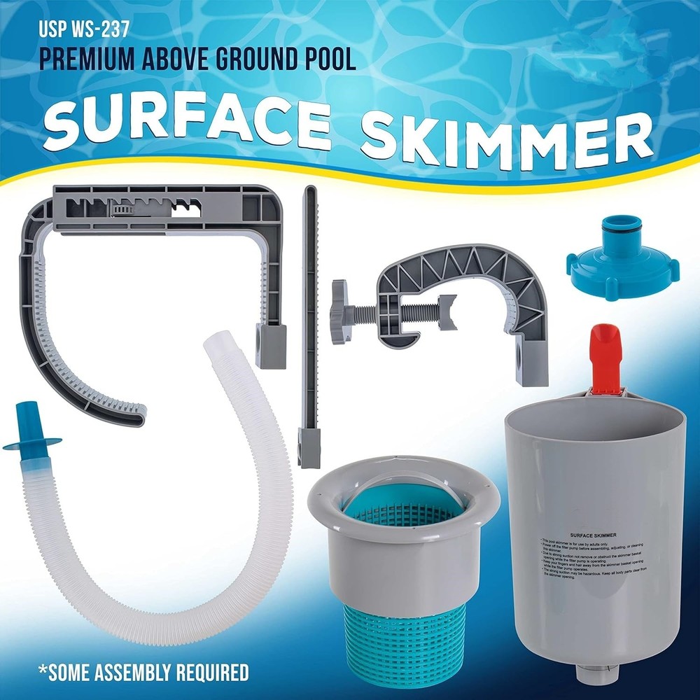 Skimmer de superficie para piscinas elevadas