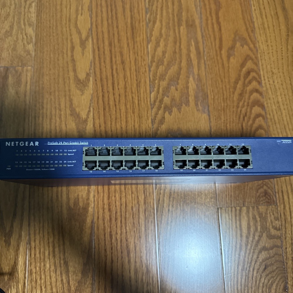 NETGEAR ProSafe JGS524 Unmanaged 24-Port Rackmount Switch