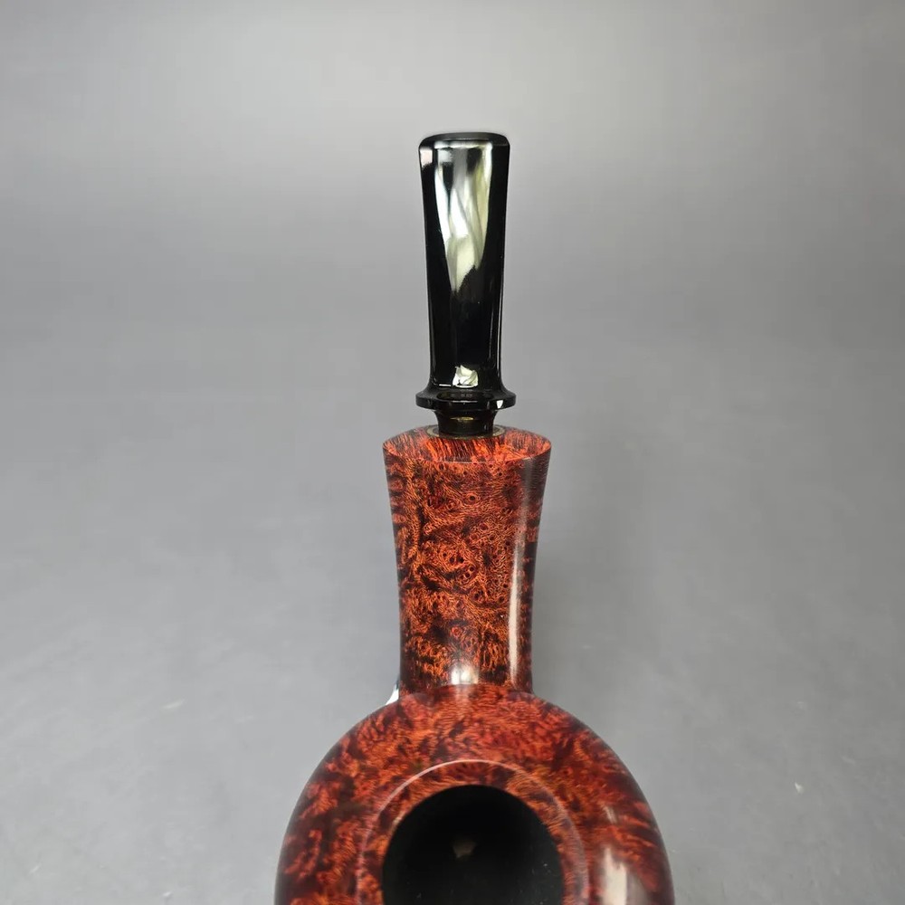 Wandi Riyadi Smooth Speeding Tomato Handmade Briar Pipe, New