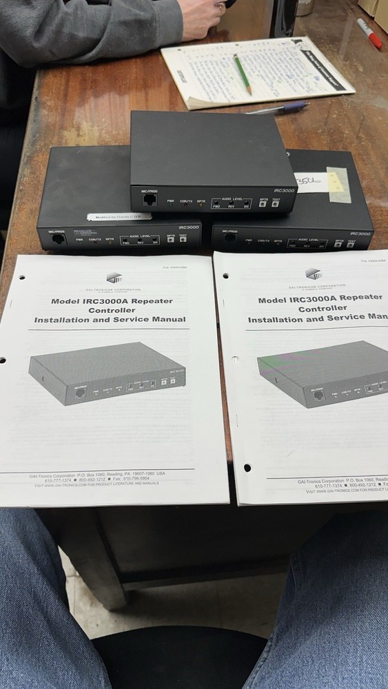 GAI-Tronics IRC3000A Repeater Controllers Lot Of 3