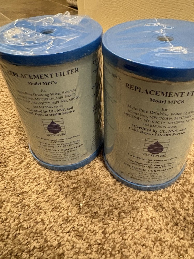 Multi-pure Replacement Filter MPC6 NIB  Old Stock Of 2