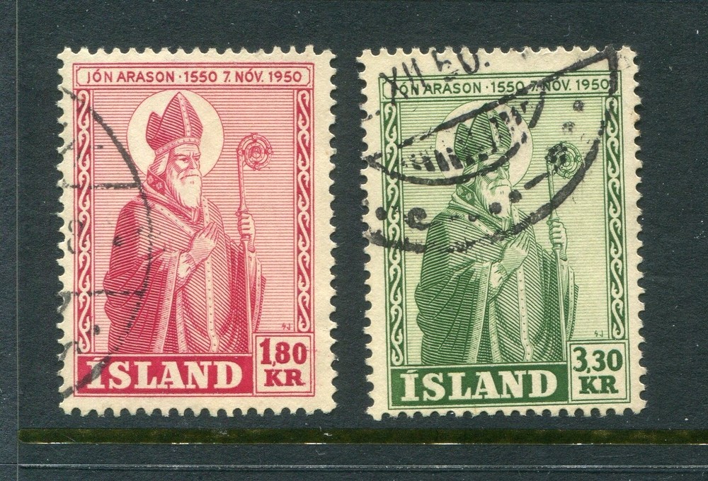 Iceland #269-270 Jon Arason Complete Set [Used]