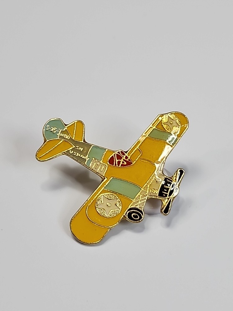 PT-71 Sterman Military Aircraft Lapel Pin