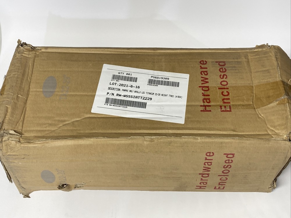 Panpac Only Table Leg Black 22-29 Height Adjustable 77011 - QTY 4 New