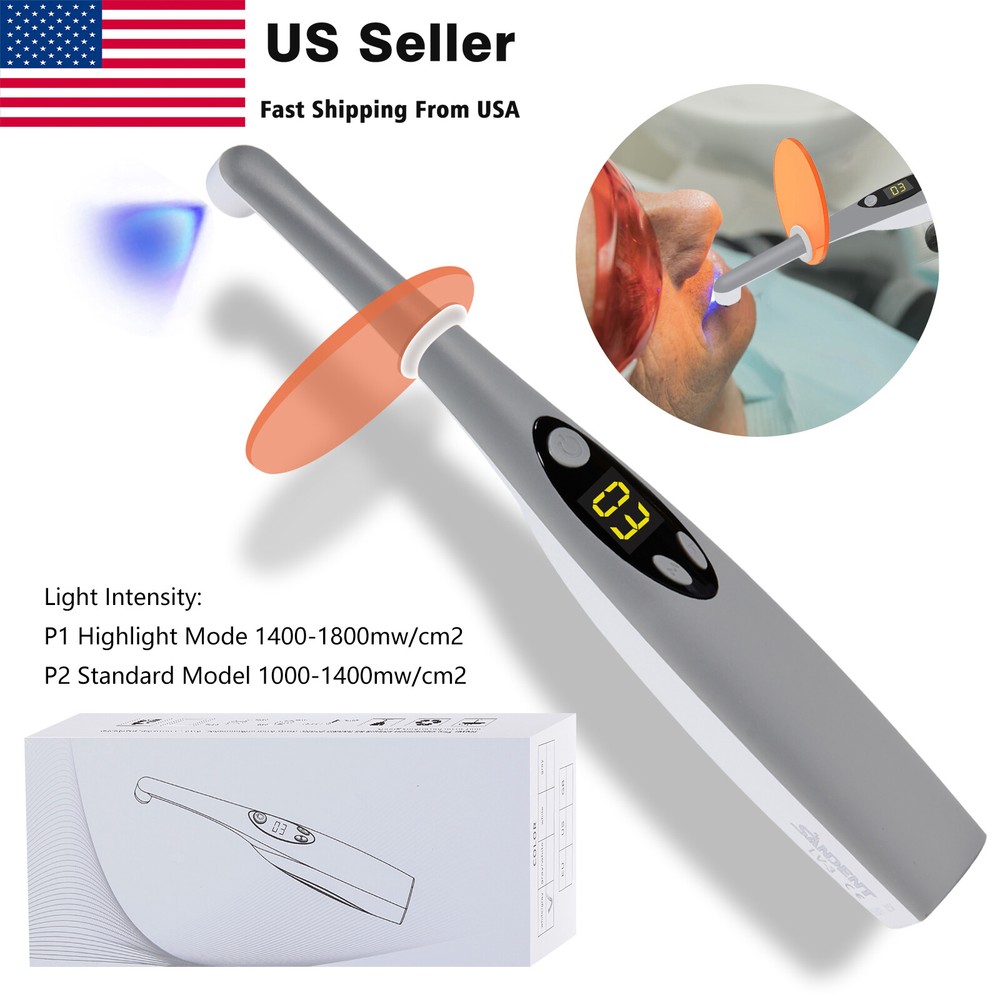 Dental Cordless Curing Light 3 Second LED Light Cure Lamp 3 Modes LV-3 NEW