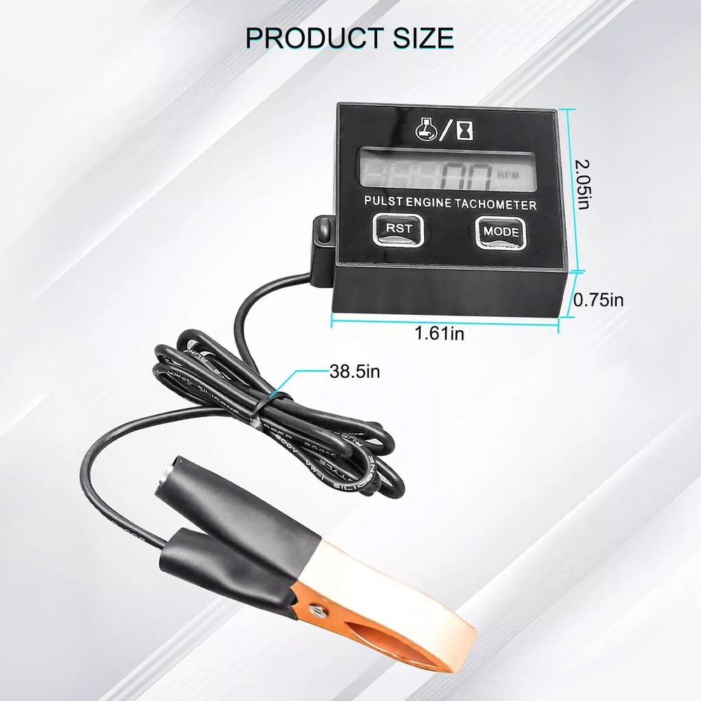Digital Tachometer Small Digital Engine Tachometer Inductive Tachometer Digit