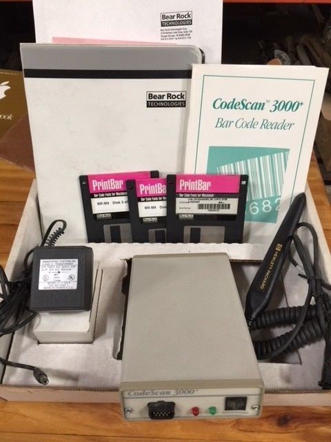 PrintBar Code Fonts Software for Mac & CodeScan 3000+ Bar Code Reader & HP Wand