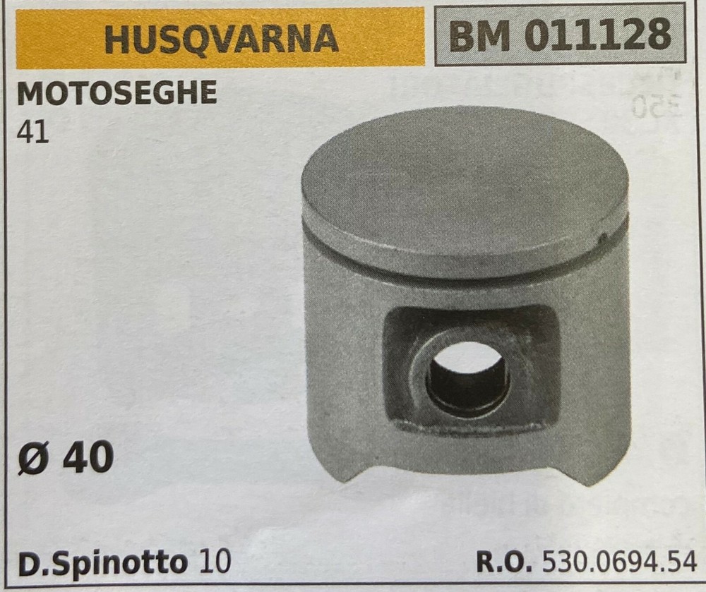 HUSQVARNA COMPLETE PISTON BM011128