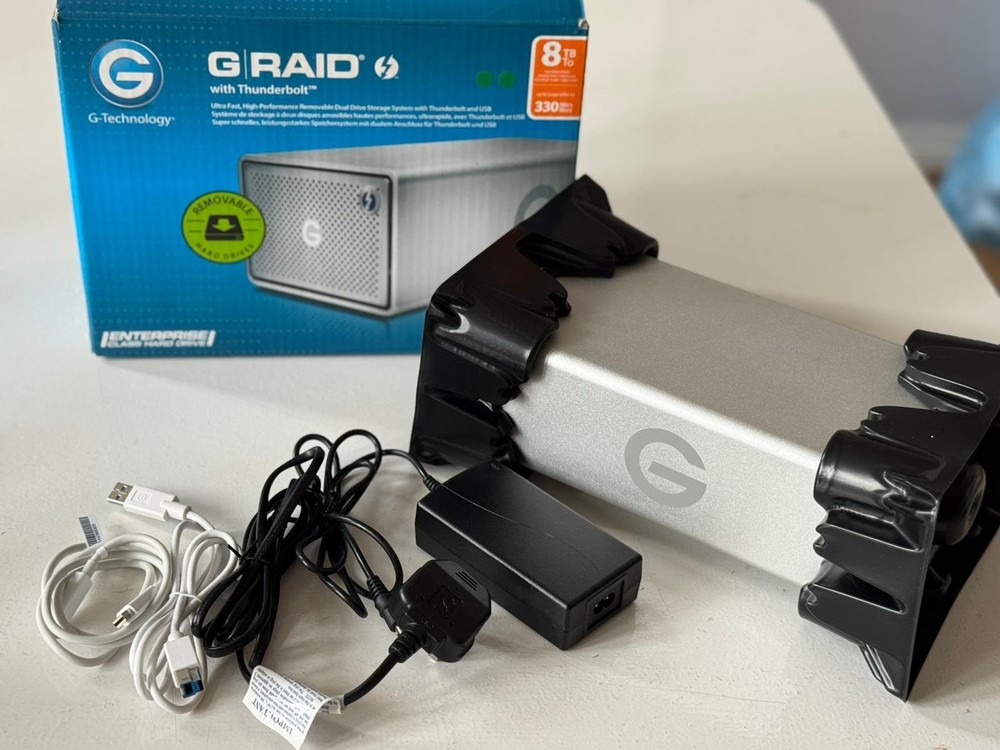 G-Technology G-Raid Thunderbolt2/USB 3.0. Dual External Hard Drive 2TB 3TB 8TB