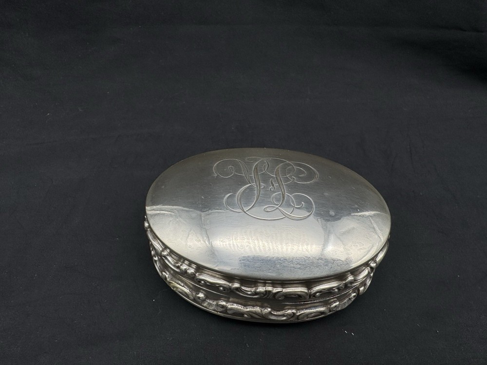 Antique Gorham Sterling Silver Soap Box, 120 grams