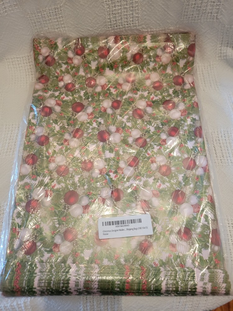 10x13 100 Count Christmas Poly Mailers