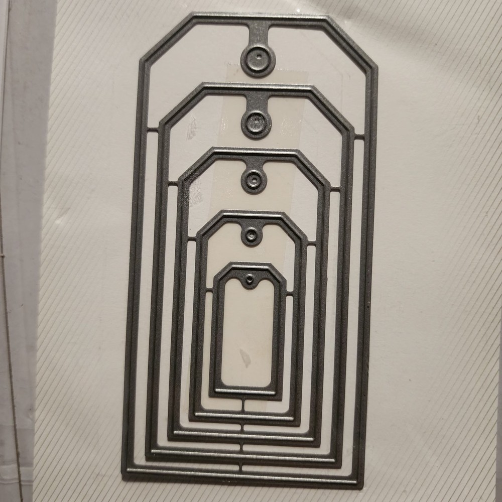 Studio Calico Cutting Die set- Journal Tags -5 sizes