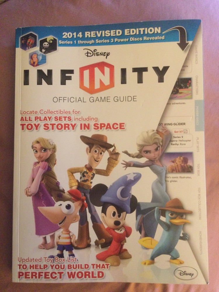 Wii Disney Infinity game with Prima 2014 Official Game Guide