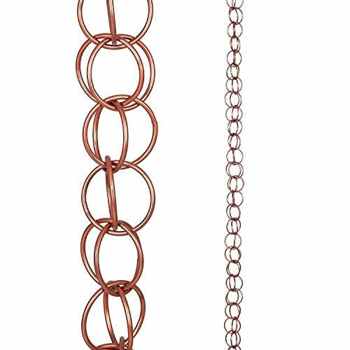 RING RAIN CHAINS Decorative Rain Chain Bell Metal