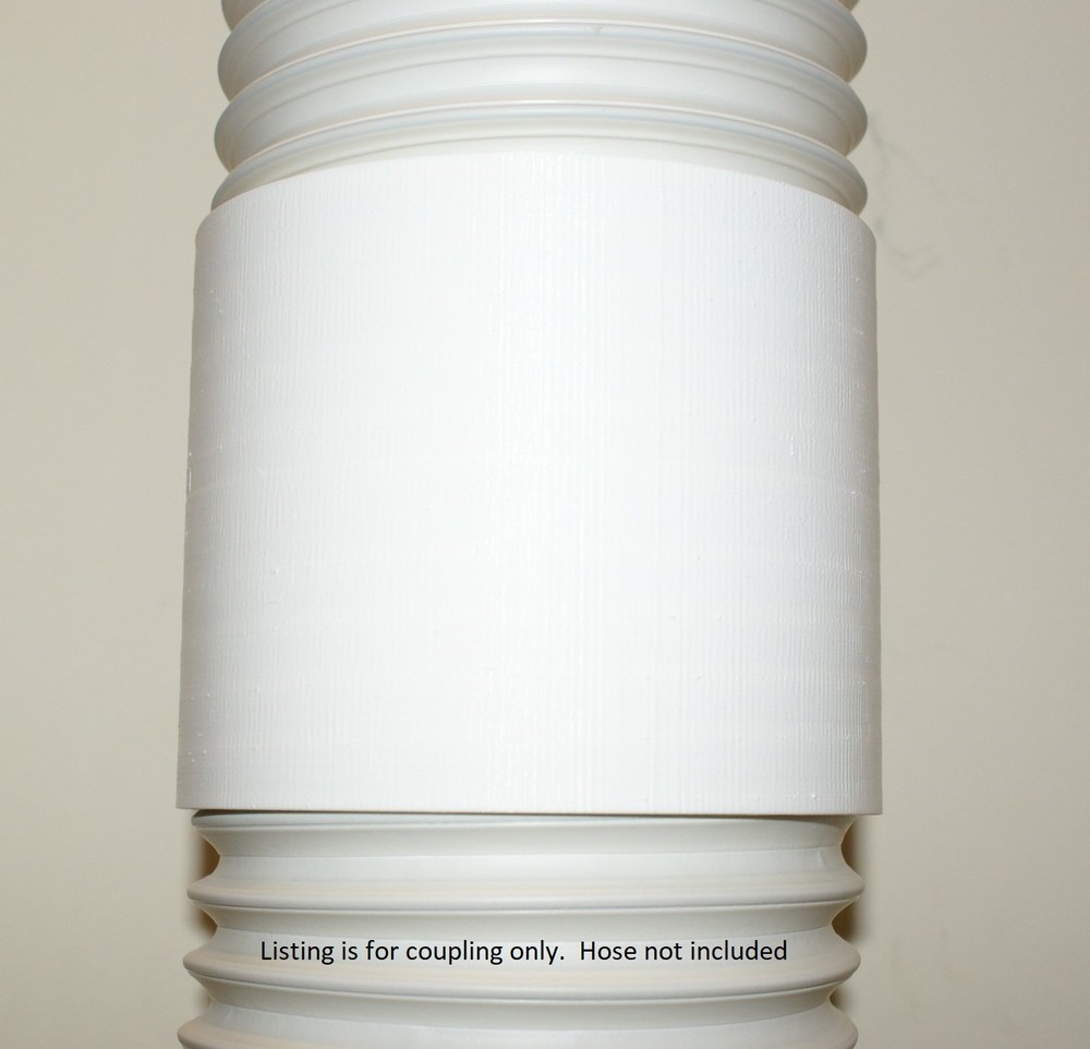 6" Portable Air Conditioner (AC) Hose Coupling/Connector/Coupler (3d printed)