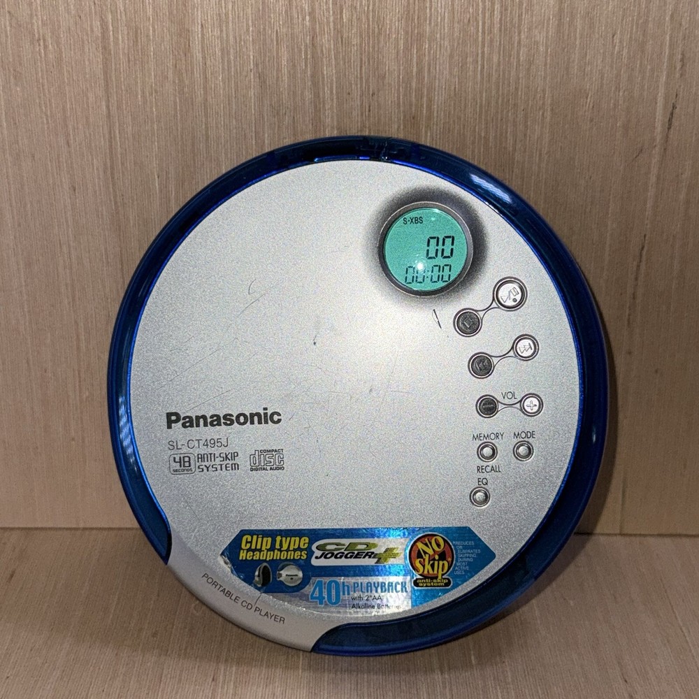 Panasonic CD player SL-CT495J Powers On Play CD’S (PARTS ONLY) Read Description!