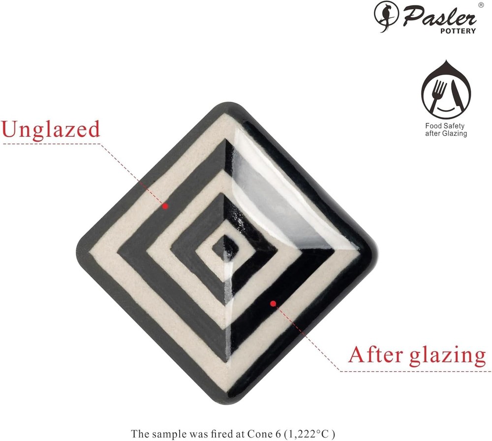 Black Underglaze Pen for Ceramic Pottery - Soft Tip, Water-based, 1 Pack