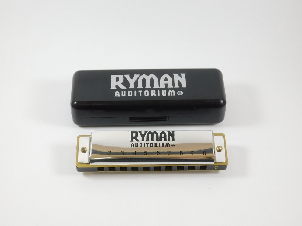 Ryman Auditorium Harmonica with Case