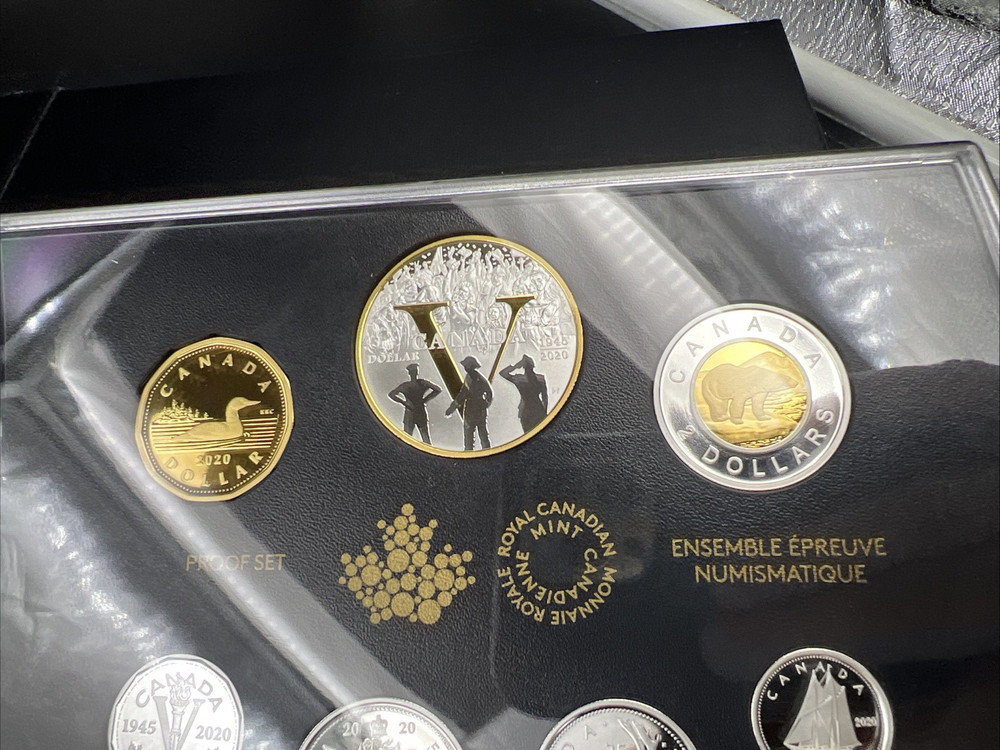 2020 Canada V Day Fine Silver Proof Set w/ Box & COA