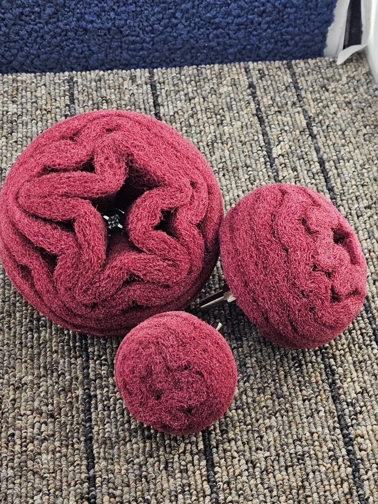 (7 PCS) Polishing Brushing Shaped scouring pad Grinding Head