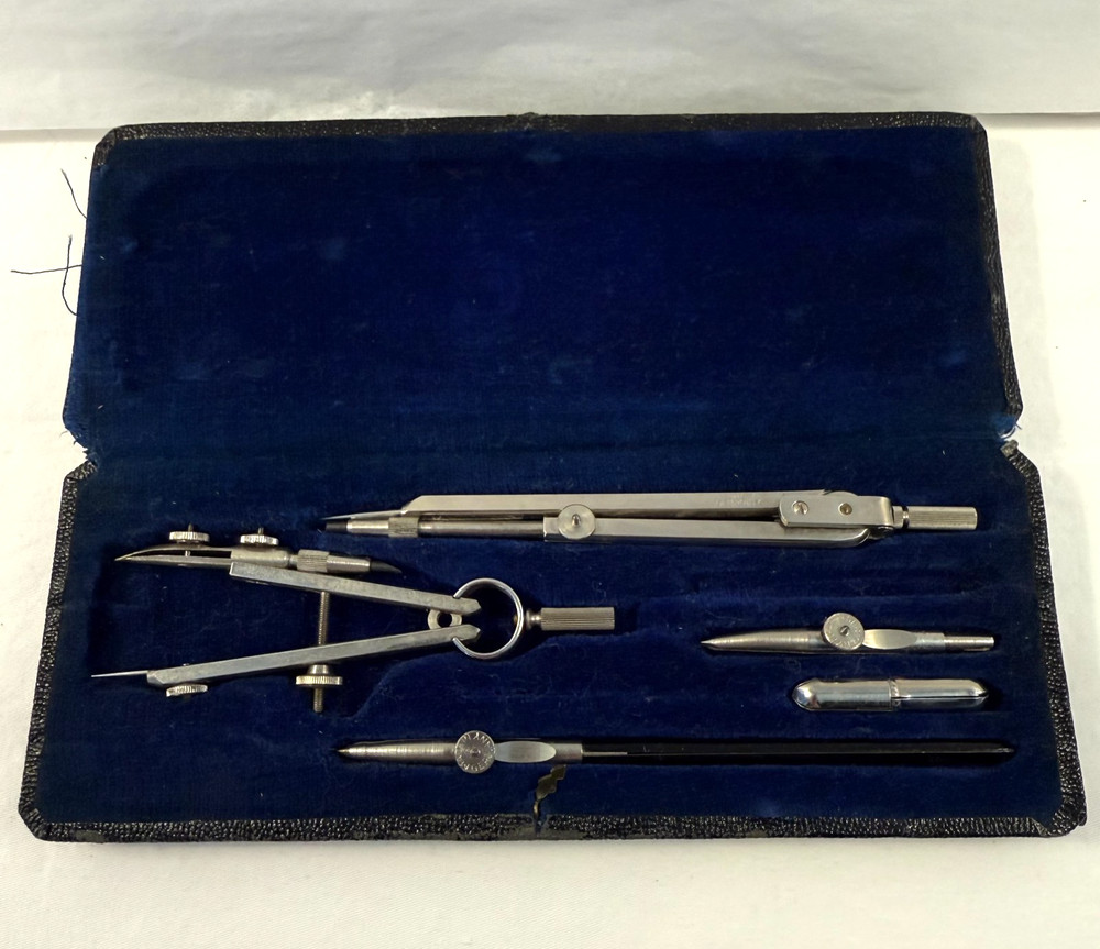 Vintage Ascola 224 Drafting/Compass Set in original case