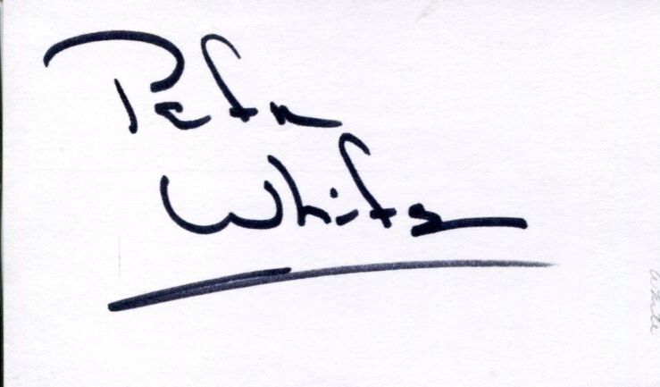 Peter White Star Trek Deep Space Nine Armageddon XFiles Signed Autograph