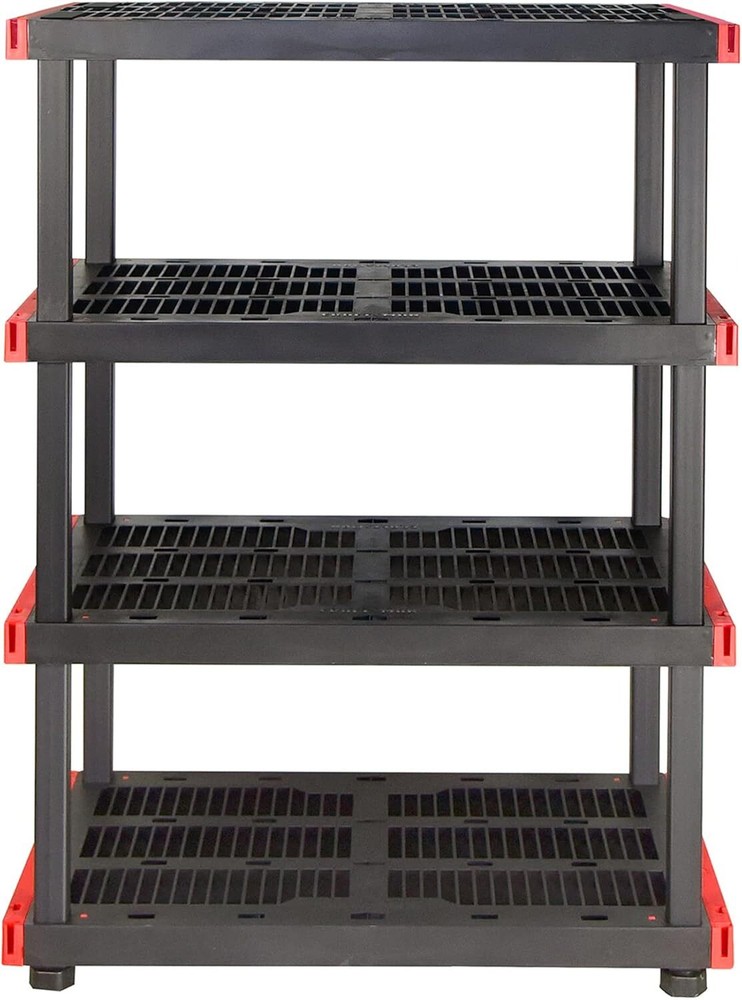 CX Craftsman, 4-Tier Highly Durable Storage Rack, 200lbs/shelf, Interlocking