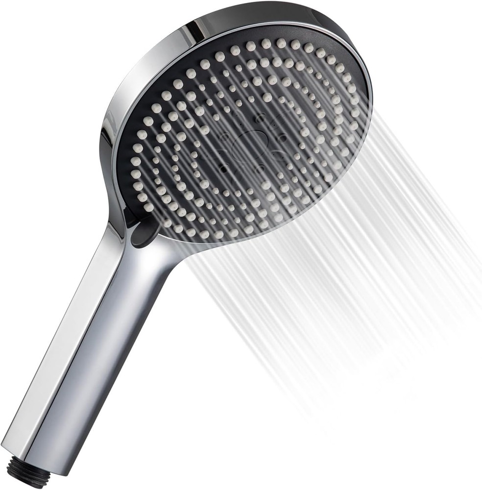 OFFO Handheld Shower Head, 6-Mode High Pressure Sprayer Chrome