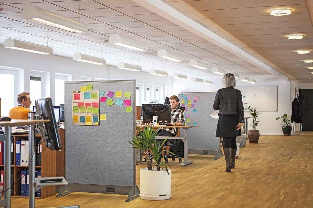 Office Partition Single Panel (30"w x 60"h) 2.5ft x 5ft