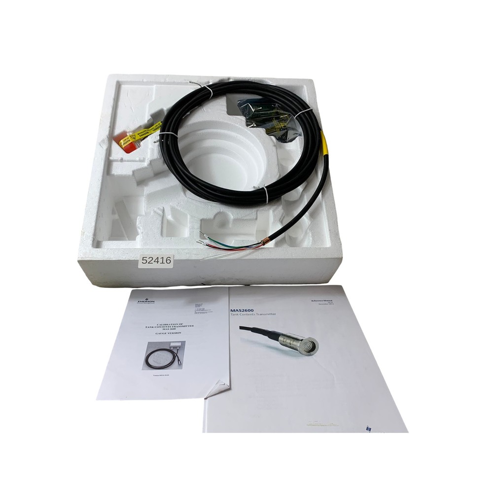EMERSON G10-05-0/0P MAS2600 Tank Contents Transmitter Level Sensor