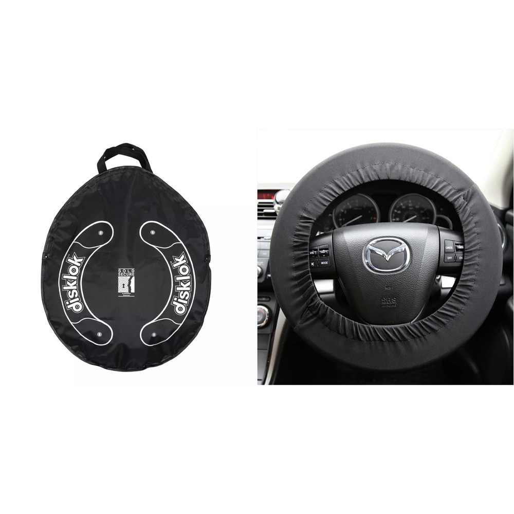 Disklok Steering Wheel Lock Accessory Kit - Includes Soft Wheel Cover and Pro...