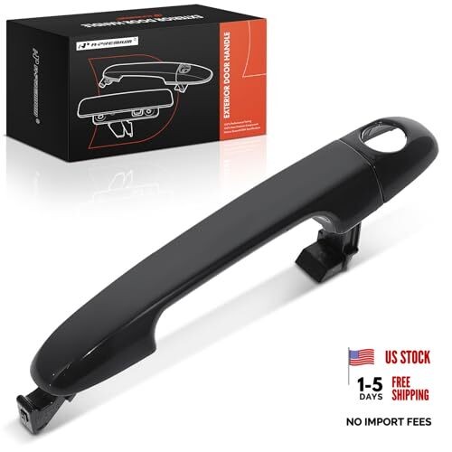 Front Driver or Passenger Side Exterior Door Handle with Keyhole Compatible