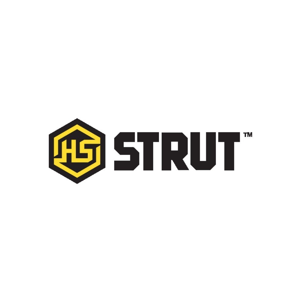 HS Strut Seat with Folding Legs & 2 " Nylon Webbed Seat | Durable Compact