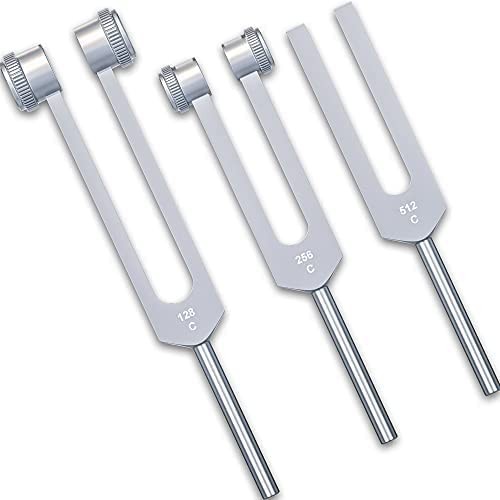 Tuning Fork Set C128 C256 C512 Aluminum Diagnostic Tool Therapy
