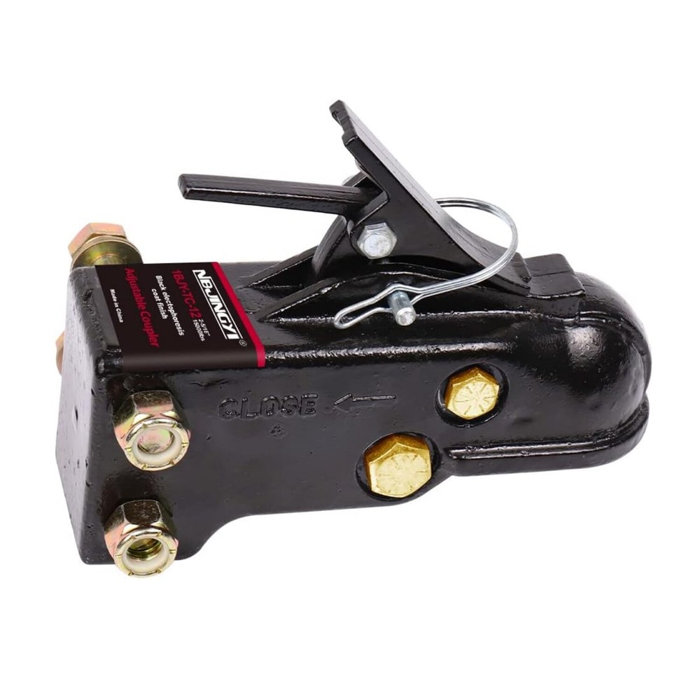 15000LBS Capacity Adjustable Trailer Coupler 2-5/16 in,Channel-Mount Coupler